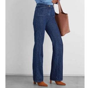 Iris & Ink Carole high rise straight leg trouser jean